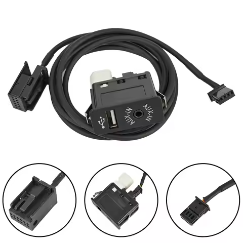 Car Aux Usb Port Interface Switch Panel Music Adapter For BMW Mini E39 E53 Z4 E85 E86 X3 E83 Car Acc