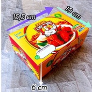 FRIED CHICKEN BOX 100 SHEETS IVORY LAMINATED 15x10x6 CM VIRAL | NEWEST CHICKEN BOX CARDBOARD