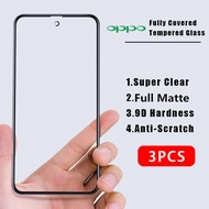 3Pcs Hontinga 9D For OPPO F1S F1 Plus F3 F3 Plus F7 Youth F5 F7 F9 F9 Pro F11 F11 Pro A98 A78 A58 5G 4G 3Pcs 9D Full Cover Tempered Glass Screen Protector