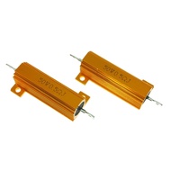50W 1K 2K 2.2K 3.9K 4.7K 10K 20K 33K 100K 160K Gold Aluminum Shell Resistor 5%