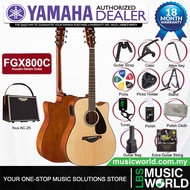 Yamaha FGX800C 41 Dreadnought Solid Spruce Acoustic Electric Guitar With Pickup