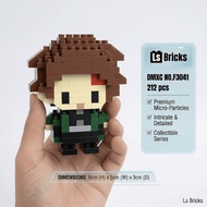 LS BRICKS Demon Slayer Micro Blocks Tanjiro Nezuko Anime Figures | Mini Building Bricks Toy DIY Gift