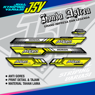Striping Astrea Grand Variasi Stiker Sticker Honda Prima Bulus Motif Klasik Original BLUE