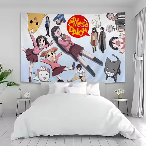 Azumanga Daioh Osaka Ayumu Printed Large Wall Tapestry Hanging Tarot Hippie Wall Rugs Dorm Home Deco