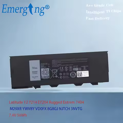 M29XR YWV8Y VD0FX 8G8GJ NJTCH 3NVTG Battery For Dell Latitude 12 7214 E7204 Rugged Extrem 7404 7.4V 