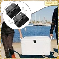 [MiskuluMY] 2 Pieces Cooler Hinge Easy Installation Secure Closure Accessories for 52 Qt