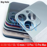Big Hole Back Glass Cover For 13 Mini Pro 13 Pm Back Cover Rear Door Housing Replacement