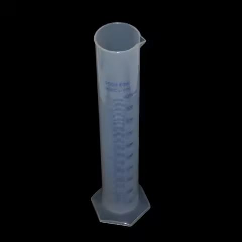 1000ml Translucent Plastic Measuring Cylinder for Lab Supplies Laboratory Tools Graduated Measuring