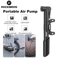 ROCKBROS ROCKBROS Mini Bike Pump for Bike/Ball Lightweight Handheld Air Inflator with Schrader/Presta Valve 80psi Portable Convenient Pumps