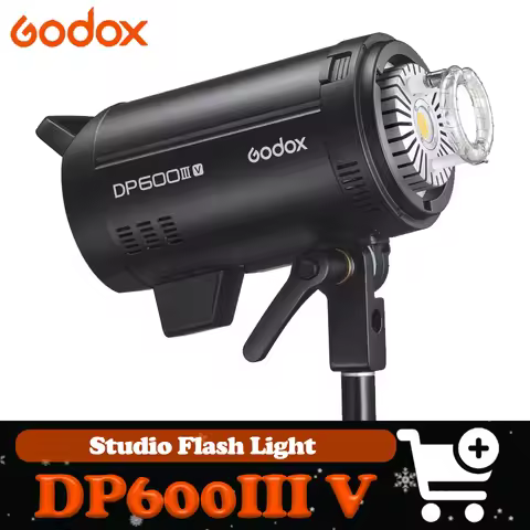 Godox DP600III-V Recycling Time 0.1-1.0s 600ws Photography Studio Flash Light for Outdoor Photograph