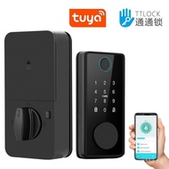 Deadlock FCC Fingerprint Indoor Certification Wooden Door Smart Door Lock Swipe Card Lock Assist CE 