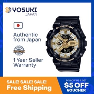 CASIO G-SHOCK GMA-S110GB-1A Casual Sporty World time Calendar Black Gold Wrist Watch For Woman from YOSUKI JAPAN / GMA-S110GB-1A (  GMA S110GB 1A GMAS110GB1A GMA-S11 GMA-S110GB GMA-S110GB- GMA S110GB  GMAS110GB )