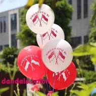 Happy Birthday Latex Balloons | August 17 Balloons | Indonesian Independence Day Balloon