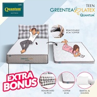 Quantum Greentea Latex Teen Q-Pilo - Kasur Springbed Spring Bed