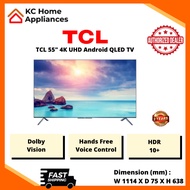 TCL 55" 4K UHD Android QLED TV | Dolby Vision | HDR 10+ | Hands Free Voice Control | 55C716 | 2 Years General Warranty