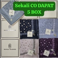 Buckle box scarves voal premium digital box contains 5 boxes
