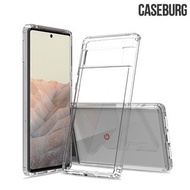 Google Pixel 6 Pro CASEBURG Clear Hybrid 雙物料 TPU軟邊保護套 亞加力透明硬底 手機殼Case 5575A