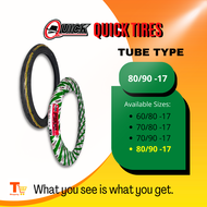 QUICK TUBE TYPE TIRE '17 FOR MOTORCYCLE 60/80-17, 70/80-17, 70/90-17, 80/90-17