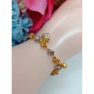 Gelang Tangan Love Gantung Emas916 Asli