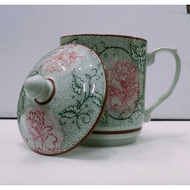 High Quality Snow Vantage Porcelain Mug with Cover