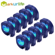10 PCS/Lot for DYMO LetraTag 91204( 91334 91224 59425) Black on Green 4m*12mm for DYMO LT Label Prin