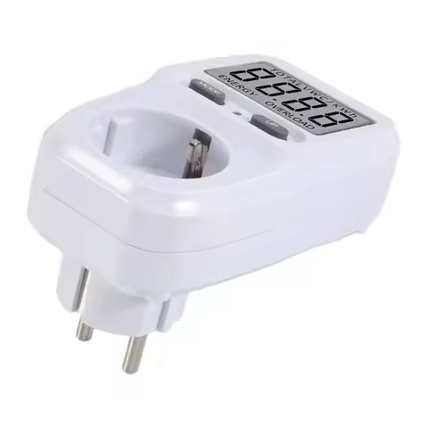 Power Metering Socket Wattmeter LCD Energy Meter Socket Electric Tester Measuring Outlet Power Analy