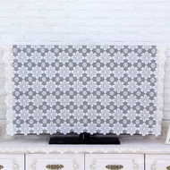 🚓Lace TV Cover Cloth Wall-Mounted LCD TV Dust Cloth Fabrics Tablecloth Refriderator Cover32Inch52Inch55Inch Light