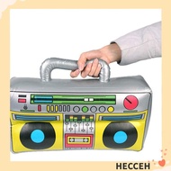 HECCEH PVC Inflatable Balloons  80's 90's Party Decorations Musical Carnival Party Photo Booth Props