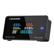 KEWEISIKWS-AC300 Digital Voltmeter AC 50-300V Voltage 45-65Hz Power Energy Meter LED Wattmeter