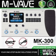 M-VAVE MK-300 Portable Guitar Multi-Effect Processor with Built-in Rechargeable Battery (MK300 MK 30