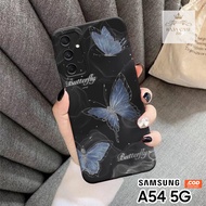 Softcase Samsung A54 5G - Rajacase - Samsung A54 5G Case - Butterfly Case Motif - Samsung A54 5G Cas