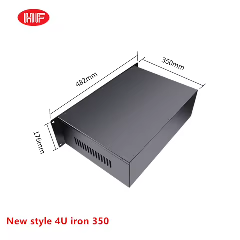 Custom Sheet Metal 19 Inch 1U 2U 3U 4U Rack Mount Enclosure Electrical Junction Box Industrial Serve