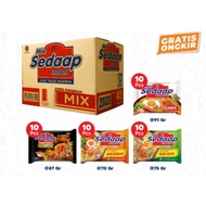 1 Dus - Sedaap Mie Instan Sedap Karton Mix - Mie Goreng, Ayam Bawang,