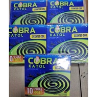 Original Cobra Katol Regular Mosquito Repellent Coil 10+2pcs with stand 150gms