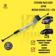 KYOYOKU - STEERING RACK NISSAN SERENA C25 C26 STEERING RACK USED JAPAN