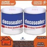 CAT DASAR DECOSEALER UK 20 KG BERBAHAN DASAR AIR PUTIH WHITE MERATAKAN MENYERAP CATT CET DINDING TEM