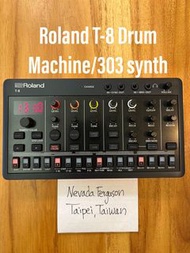 9/10 Roland T8 Drum Machine (606/707/808/909)&303 bass) with box USB C cable