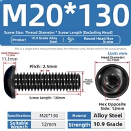 TIANZHUOJINSHU | Grade 10.9 Hex Head Round Head Screw