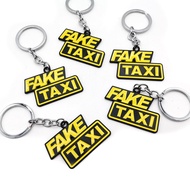 Hot Selling Fake Taxi Personality Creative Metal Keychains Keychain Pendant xd19
