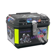 Customized Motorcycle Accessories  Motorcycle Tail Box ABS Material Big Capacity  36L 45L 57L motorc