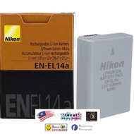 Nikon EN-EL14A EN-EL14 Battery 1230mah [100% Original Guarantee] D5600,D3400,D5500