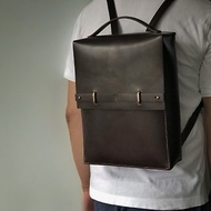 TaneLa 全手作 後背包 手拎包 棕色 黑朱古力 香港設計