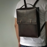 TaneLa 全手作 後背包 手拎包 棕色 黑朱古力 香港設計