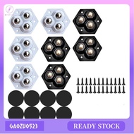 [gaozuo523] Self Adhesive Caster Wheels 8Pcs, Stainless Steel Ball Bearings for Kitchen Appliances