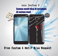 Garskin HP Asus Zenfone 3 Motif Asus Rog - motif bisa request