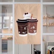 Dessert Shop Milk Tea Shop Door Curtain Kitchen Door Curtain Dining Partition Curtain Noren