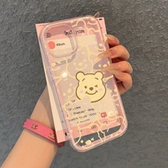 Overseas Cute Winnie Casing Iphone 11 Pro Max 17 Air 17 Pro Max 15 Pro Max 16E 14 Plus 14 Pro Max 16