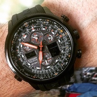 Daigou Sky Hawk JY8035-04E JY8030-83E West Iron City Luminous Light Kinetic Energy Radio Watch Male