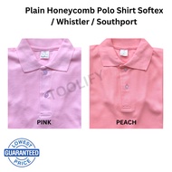 Polo Shirt Peach, Pink | Unisex | Honeycomb Fabric | Softex Southport Whistler