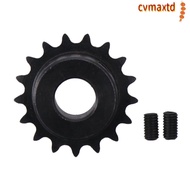 ICVMAX 17 Tooth Gear, Single Strand 1/4" Pitch 25 Chain Roller Sprockets, Durable C45 Carbon Steel B